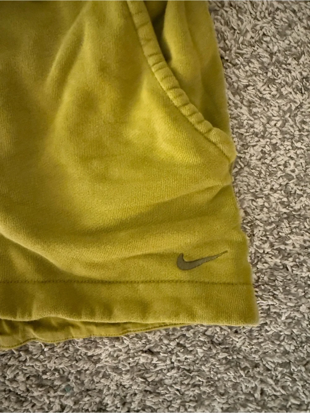Nike Women's Olive Drawstring Athletic Shorts